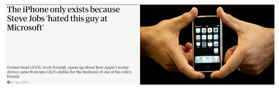 Jak správně psat PR články / SEO články – zjistěte, co jsou zač obrázek 6 Psaní PR článků, které mají smysl - Steve Jobs a Iphone
