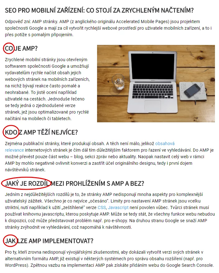 Jak správně psat PR články / SEO články – zjistěte, co jsou zač obrázek 9 Jak na psaní PR článků, které odpovídají na otázky.
