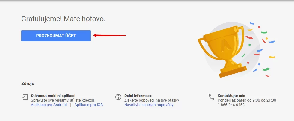 Jak správně psat PR články / SEO články – zjistěte, co jsou zač obrázek 13 Přihlášení do Google AdWords. Krok 4
