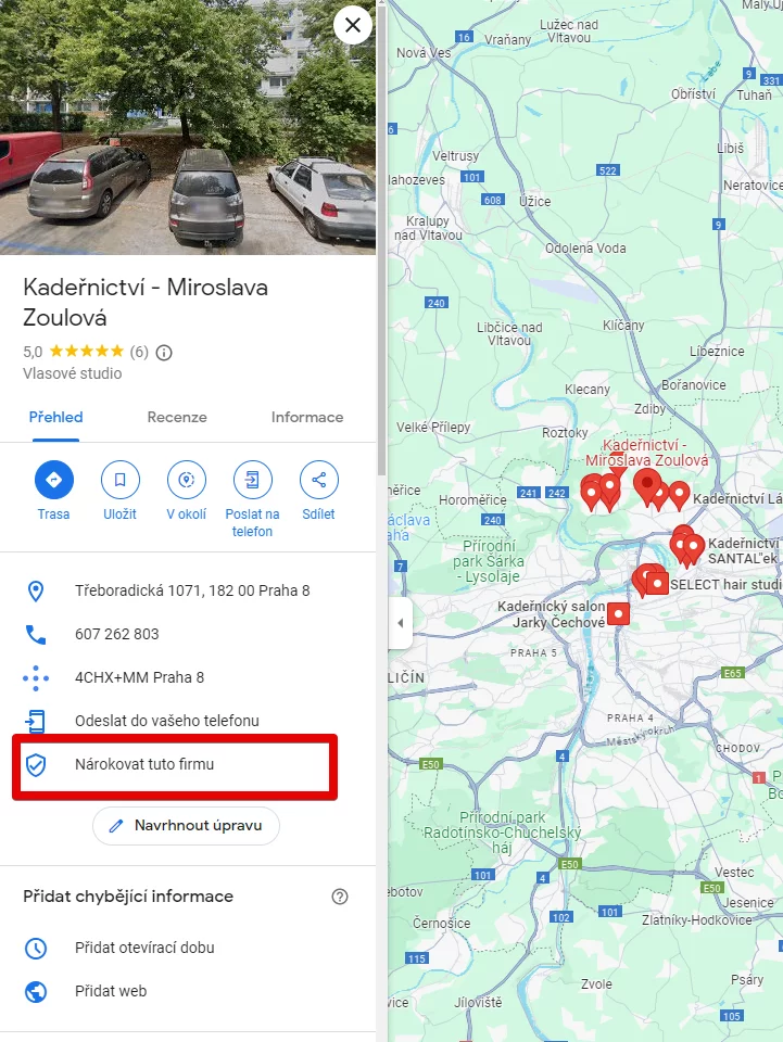 Lokální SEO obrázek 128 Lokální SEO obrázek 127