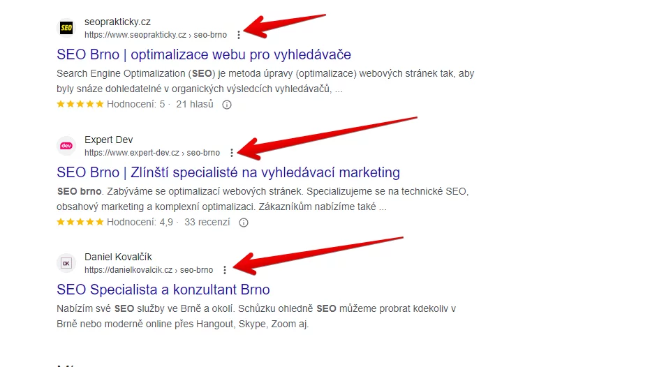 Lokální SEO obrázek 150 Lokální SEO obrázek 149