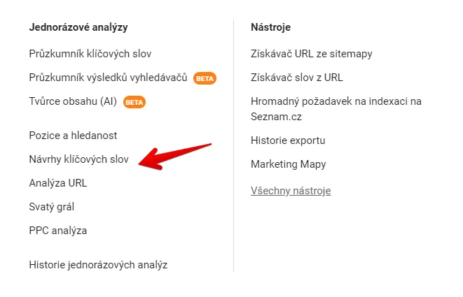 Analýza klíčových slov obrázek 130 Analýza klíčových slov obrázek 129